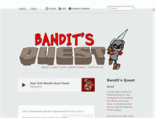 Tablet Screenshot of banditsquest.com